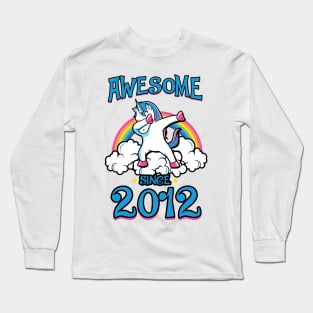 Awesome since 2012 Long Sleeve T-Shirt